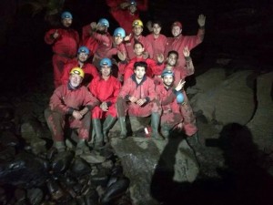 Young cavers